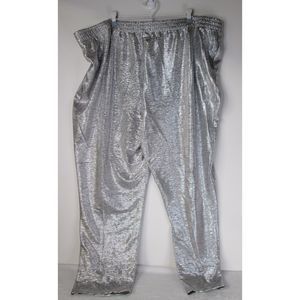 Attitudes by Renee Petite Fabulous Foil Silver Polyester Blend 2XP pants/PJs